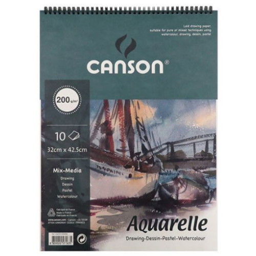 캔손 엠보싱 드로잉 스케치북 200g (5절)_이미지