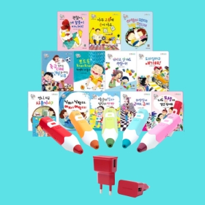 세이펜 레인온펜 32GB (RTR-4000BS) + 전용충전기 + 똑똑 성교육 동화_이미지