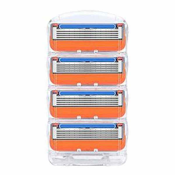 질레트 퓨전 파워 호환용 면도날 (4개)_이미지