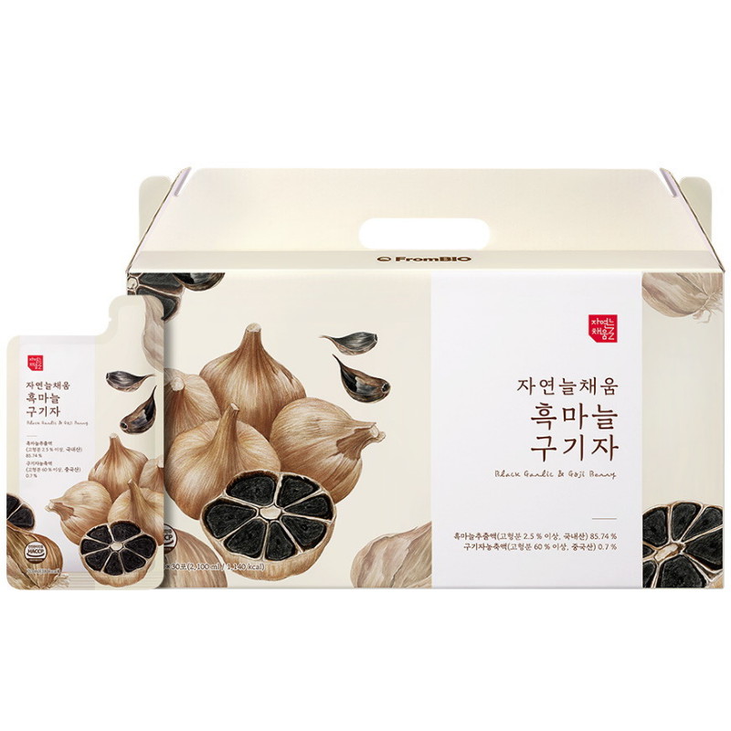 프롬바이오 자연늘채움 흑마늘 구기자 70ml 30포 (3개)_이미지