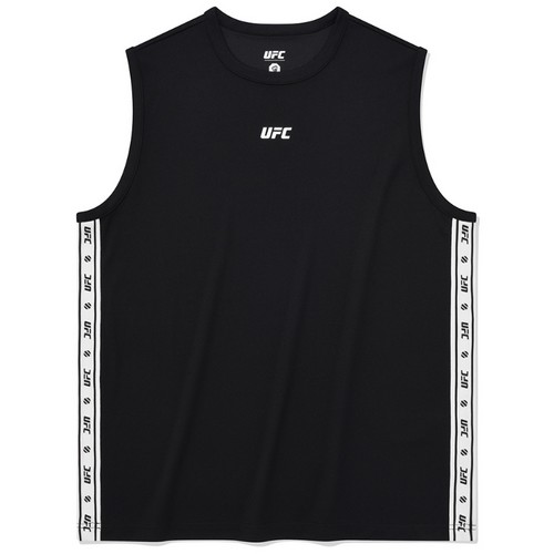 UFC UFC 플라이 릴렉스핏 메쉬 슬리브리스 U4SLU2302BK_이미지
