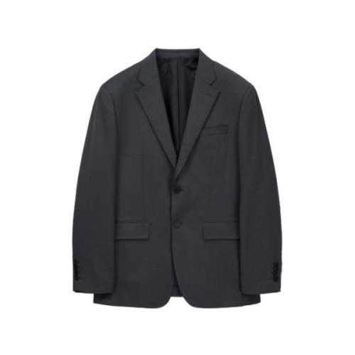 TNGT Classic Wool Suit Jacket Charcoal Grey TNJA6E101CG_이미지