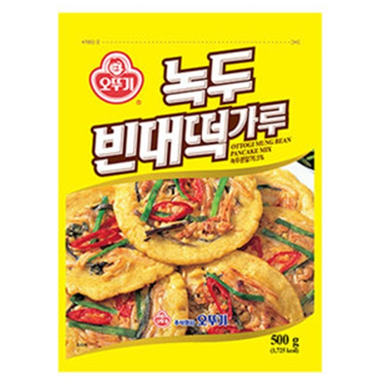 오뚜기 녹두 빈대떡가루 500g (10개)