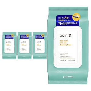 딥클린 클렌징티슈 80매 4개
