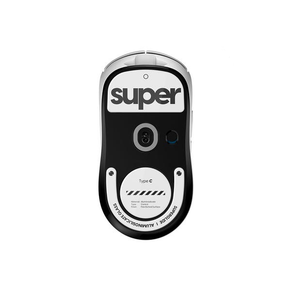 Pulsar 로지텍 GPRO X 슈퍼라이트2 전용 슈퍼글라이드 글라스 마우스피트 화이트 (type-C)_이미지
