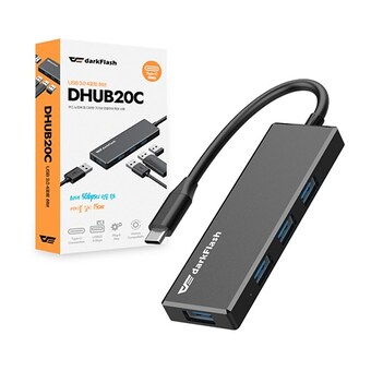 darkFlash DHUB20C (4포트/<b>USB</b> <b>3.0</b> Type C)