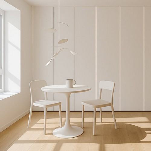 삼익가구 더프라임 무몰딩 무광 여닫이 붙박이장