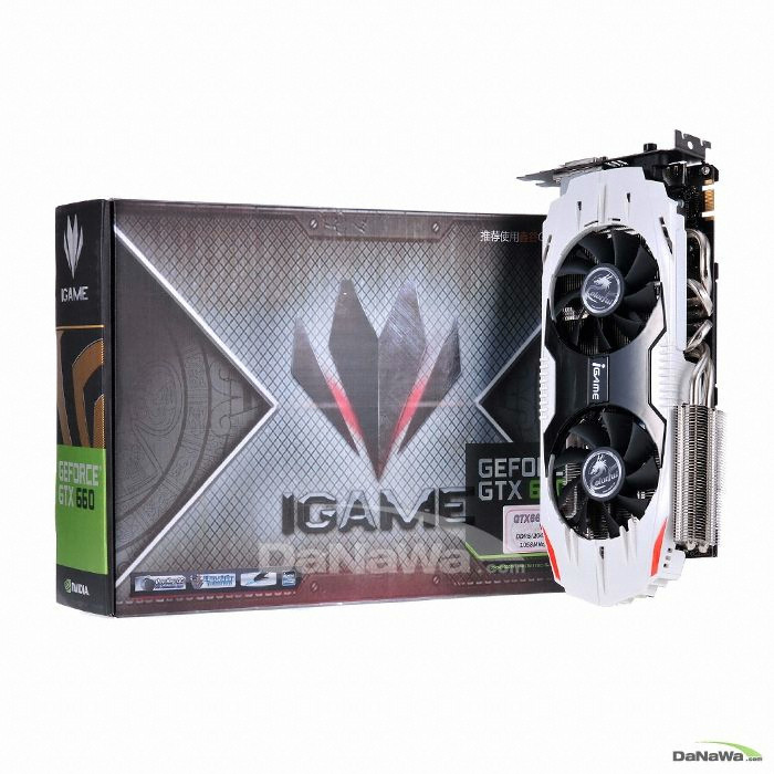 COLORFUL 지포스 GTX660 iGAME D5 2GB WHITE SHARK_이미지