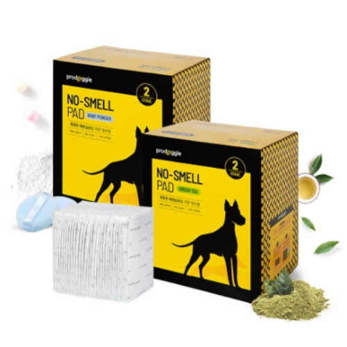 프로도기 노스멜 패드 베이비파우더향 중형 200매 (1개)