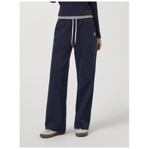 이랜드 후아유 여성 Steve Wide Pants Semi-Wide Fit WHTMG2221F