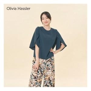패션그룹형지 올리비아하슬러 반소매 러플 블라우스_OHDMBL206 OHDMBL206