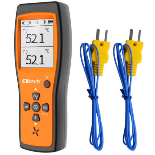 엘리텍 열전대 2채널 온도기록계 ICT-220
