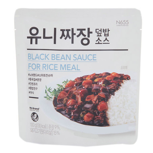 이마트 노브랜드 유니짜장 덮밥소스 100g (12개)_이미지