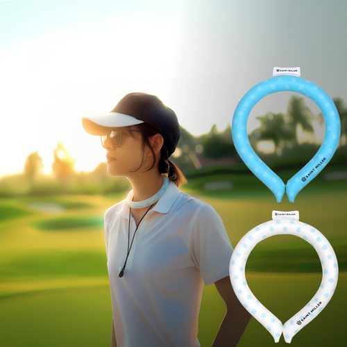 세인트밀러 골프 등산 얼음목걸이 밴드 넥 더위 튜브 스카프 CPS1946240623 넥 쿨링튜브 화이트_이미지