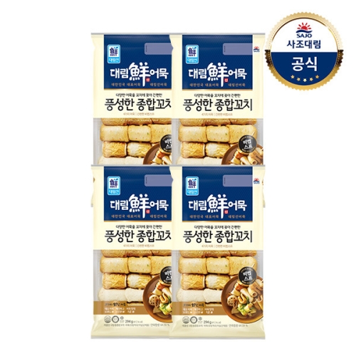 사조대림 대림선 풍성한 종합 꼬치 294g (4개)_이미지