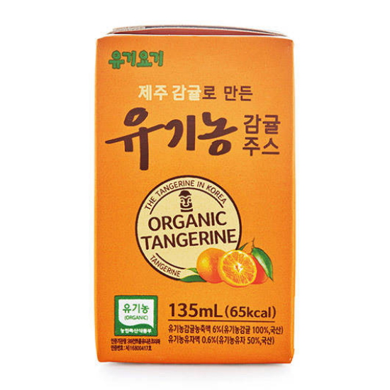 유기요기 제주 감귤로 만든 유기농 감귤주스 135ml