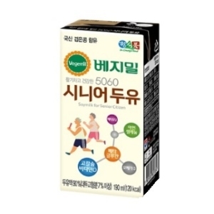 정식품 베지밀 5060 시니어 두유 190ml이미지입니다. 누르면 해당 게시물로 새창이동합니다.