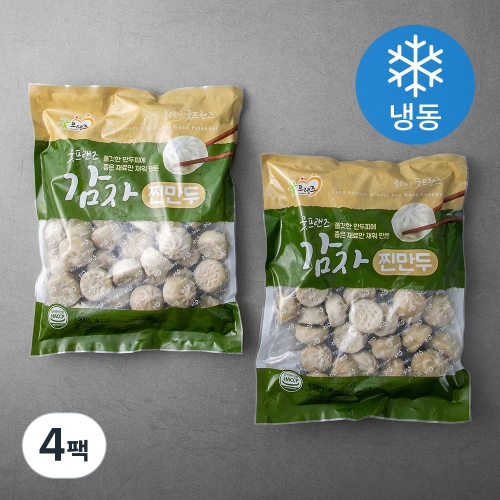 감자찐만두 냉동 1500g 4팩