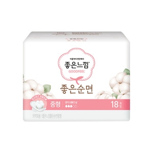 좋은순면 중형 18개