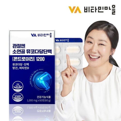 관절엔 소연골 뮤코다당단백 콘드로이친 1200 60정