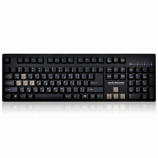스카이디지탈 NKEYBOARD 메카닉 스타터 (클릭, 청축)_이미지