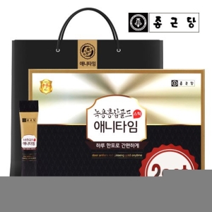 종근당건강 녹용홍삼 애니타임 골드 10ml 30포 (2개)_이미지