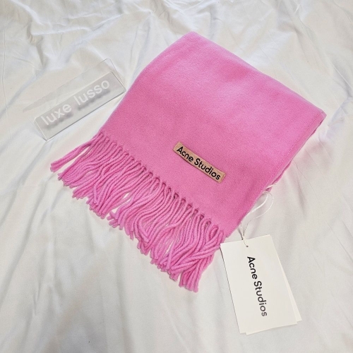 아크네스튜디오 내로우 울 프린지 스카프_CA0210 (BP5, 버블핑크)_이미지