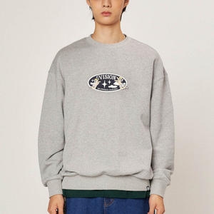  비전스트릿웨어 Sight Crewneck 맨투맨 VS2203CR09MG MELANGE GRAY L