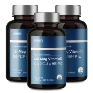 수내츄럴 세비톨 칼마디 칼슘 마그네슘 비타민D 1200mg 120정 (3개)