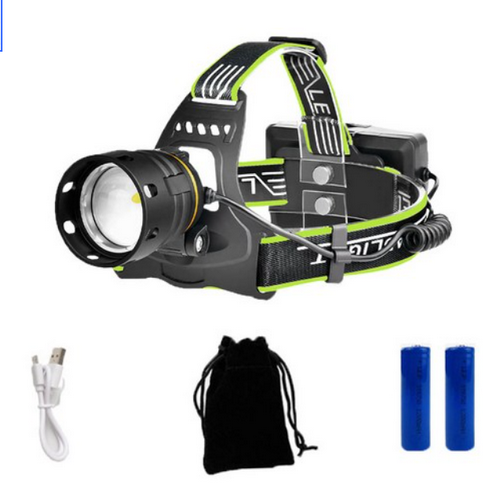 엘마운틴 XHP360 충전식 LED 헤드랜턴 (단품+배터리 2p)_이미지