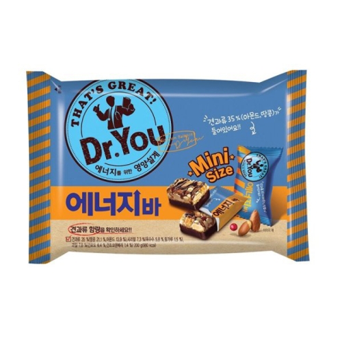 오리온 닥터유 에너지바 미니 310g (2개)