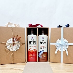 사조 참치액900ml + 홍게액900ml 선물세트_이미지