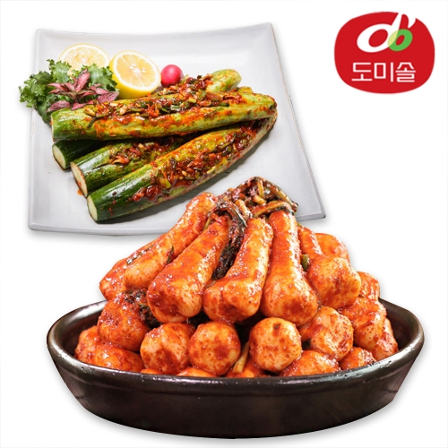 도미솔식품 박미희 총각김치 3kg + 오이통김치 2kg (1개)_이미지