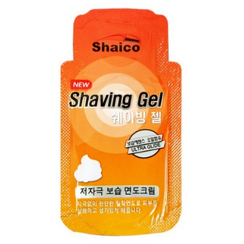 한국유화 쉐이코 쉐이빙 젤 3ml (1000개)_이미지