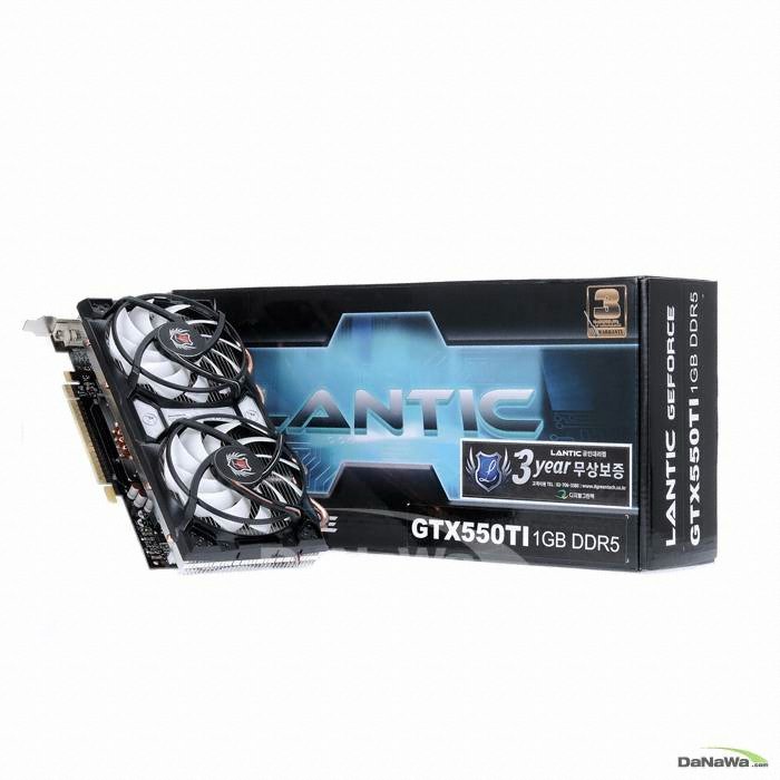 LANTIC 지포스 GTX550 Ti NGTX550TID5-1GDVH D5 1GB AC_이미지