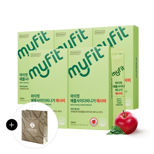 동국제약 마이핏 애플사이다비니거 280g(20gx14포) (5개)