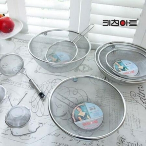 키친아트 스테인레스 바구니 3종_이미지