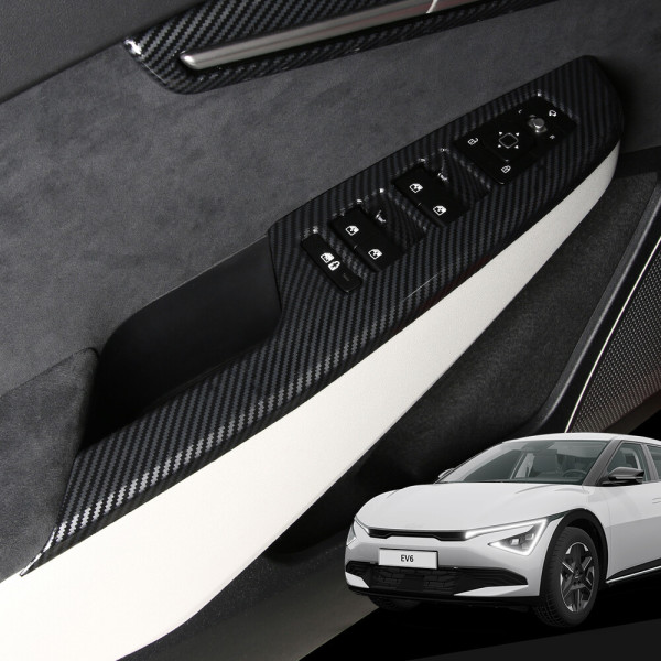 DK 윈도우 스위치 카본 커버 (EV6 페이스리프트)_이미지