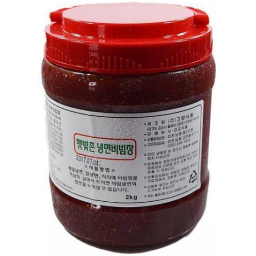 고향식품 햇빛촌 냉면비빔장 2kg (1개)_이미지