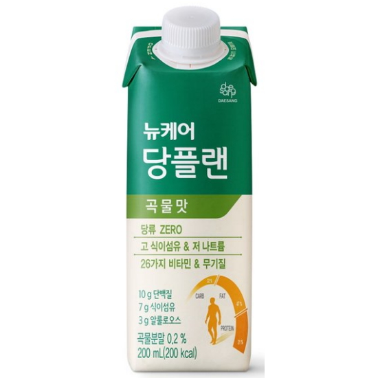 대상웰라이프 뉴케어 당플랜 곡물맛 200ml (60개)
