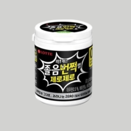 롯데제과 졸음 번쩍껌 제로제로 87g (1개)_이미지