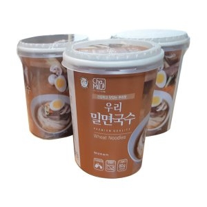우리밀면 국수 x 3개 컵국수 즉석