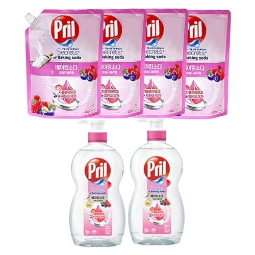 베이킹소다 주방세제 와일드베리 700ml + 리필 1L
