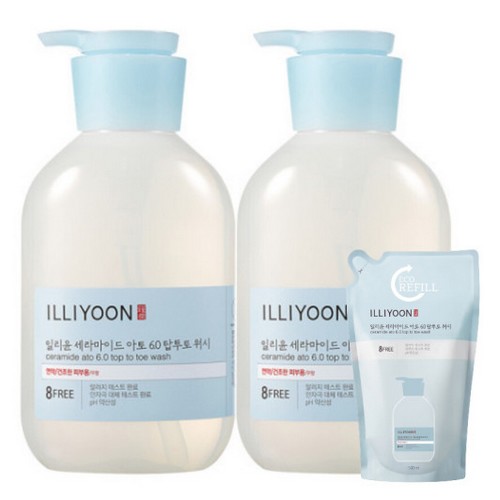 일리윤 세라마이드 아토6.0 탑투토 워시 500ml 2개+리필 500ml이미지입니다. 누르면 해당 게시물로 새창이동합니다.