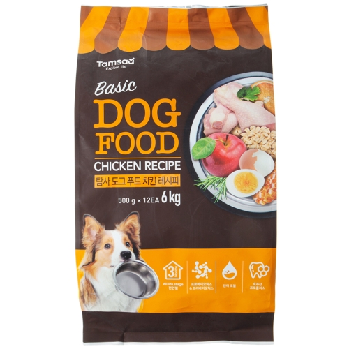 탐사 도그푸드 치킨 레시피 6kg (1개)_이미지