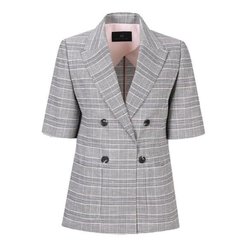 SI 글랜체크 더블 셋업 재킷 S JJAE11800 S JJ11800 추천_이미지