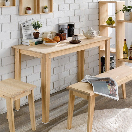 미소비즈 에덴퍼니처 원목 온누리 1200 식탁 (의자별도)