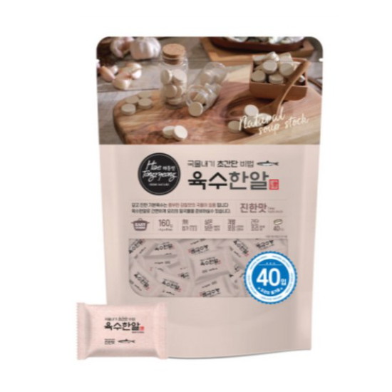 빅마마씨푸드 해통령 육수한알 진한맛 40알 160g (1개)