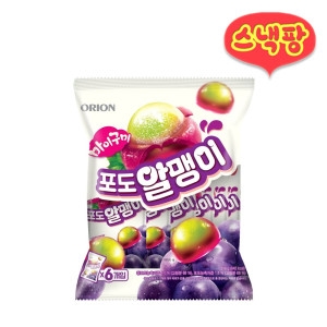 오리온 마이구미 포도 알맹이 216g