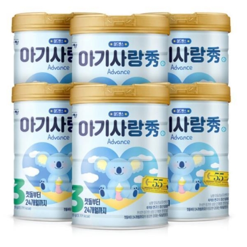남양유업 아기사랑 수 어드밴스 3단계 800g (5개)_이미지